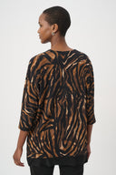 Joseph Ribkoff Animal Print V-Neck Tunic Style 264227