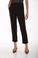 Frank Lyman Cuffed Hem Straight-Leg Knit Pants Style 264250