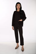 Frank Lyman Cuffed Hem Straight-Leg Knit Pants Style 264250
