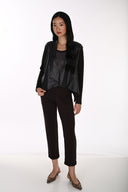 Frank Lyman Cuffed Hem Straight-Leg Knit Pants Style 264250