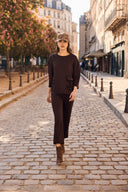 Frank Lyman Cuffed Hem Straight-Leg Knit Pants Style 264250