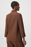Joseph Ribkoff Rib Knit Half Zip Top Style 264602