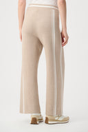 Joseph Ribkoff Striped Wide-Leg Sweater Pants Style 264613