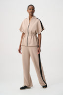 Joseph Ribkoff Wide-Leg Pants With Rhinestones Style 264614