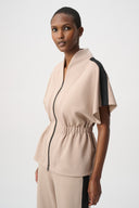 Joseph Ribkoff Rhinestone Trim Kimono Sleeve Jacket Style 264624