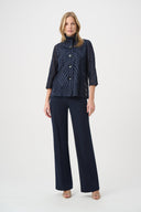 Joseph Ribkoff Tone-on-Tone Soutache Jacket Style 264710