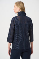 Joseph Ribkoff Tone-on-Tone Soutache Jacket Style 264710