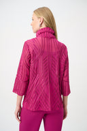 Joseph Ribkoff Tone-on-Tone Soutache Jacket Style 264710