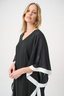 Joseph Ribkoff Chiffon Overlay Dress Style 264714