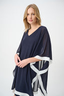 Joseph Ribkoff Chiffon Overlay Dress Style 264714