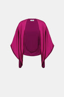 Joseph Ribkoff Satin Dolman Sleeve Cover-Up Style 264731