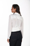 Frank Lyman Button Closure Fitted Blouse Style 264805