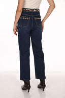 Frank Lyman Straight-Leg Woven Denim Pants Style 264807-3