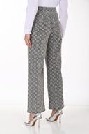 Frank Lyman Casual Print Woven Denim Pant Style 264808
