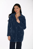 Frank Lyman Jacket with Detachable Faux Fur Collar Style 264833