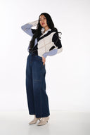 Frank Lyman V-neck Knitted Embellished Sweater Style 264853