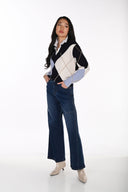 Frank Lyman V-neck Knitted Embellished Sweater Style 264853
