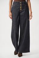 Joseph Ribkoff Statement High-Rise Palazzo Jeans Style 264901
