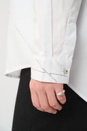 Joseph Ribkoff Rhinestone Button-Down Shirt Style 264903