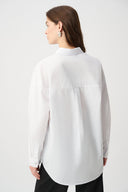 Joseph Ribkoff Rhinestone Button-Down Shirt Style 264903