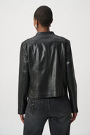Joseph Ribkoff Embellished Foiled Suede Jacket Style 264906