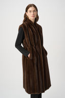 Joseph Ribkoff Straight Fit Faux Fur Vest Style 264111