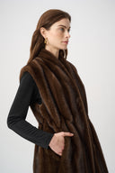 Joseph Ribkoff Straight Fit Faux Fur Vest Style 264111