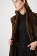 Joseph Ribkoff Straight Fit Faux Fur Vest Style 264111
