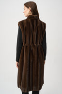 Joseph Ribkoff Straight Fit Faux Fur Vest Style 264111