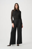 Joseph Ribkoff Rhinestone Mesh Long-Sleeve Top Style 264916