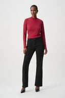 Joseph Ribkoff Rhinestone Mesh Long-Sleeve Top Style 264916