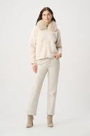 Joseph Ribkoff Detachable Faux Fur Collar Jacket Style 264920