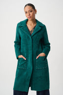 Joseph Ribkoff Studded Sweater Coat Style 264921 - Ivy