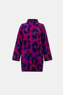 Joseph Ribkoff Leopard Print Sweater Coat Style 264922