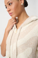 Joseph Ribkoff Hooded Animal Print Sweater Style 264925