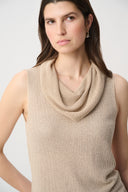 Joseph Ribkoff Rhinestone Cowl Neck Top Style 264929