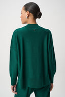 Joseph Ribkoff Sequin Mock-Neck Sweater Style 264930