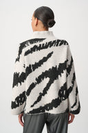 Joseph Ribkoff Animal Print Mock Neck Pullover Style 264936