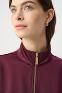 Joseph Ribkoff Satin Puff Sleeve Utility Jacket Style 264939