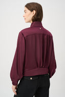 Joseph Ribkoff Satin Puff Sleeve Utility Jacket Style 264939