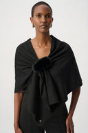 Joseph Ribkoff Faux Fur Draped Cover-Up Style 264953