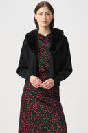 Joseph Ribkoff Removable Faux Fur Collar Cover‑Up Style 264955