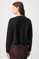 Joseph Ribkoff Cover‑Up With Detachable Faux Fur Collar Style 264955