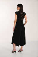 Frank Lyman Black Casual V-neck Jumpsuit Style 266065