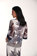 Frank Lyman Floral Print Top with 3/4 Sleeves Style 266107