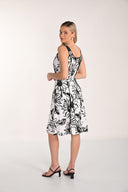 Frank Lyman Floral A-line Dress With Pockets Style 266141