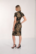 Frank Lyman Animal Print Wrap Dress Style 266153