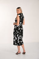 Frank Lyman Abstract Sleeveless Midi Dress Style 266240