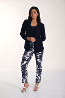 Frank Lyman Floral High-waisted Trousers Style 266342
