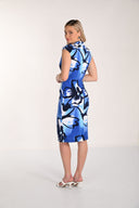 Frank Lyman Floral Sleeveless Wrap Dress Style 266350-2